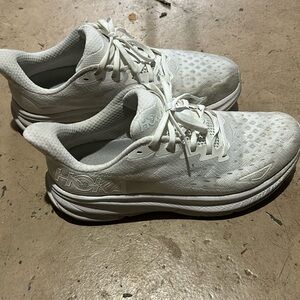 Men’s White Hokas